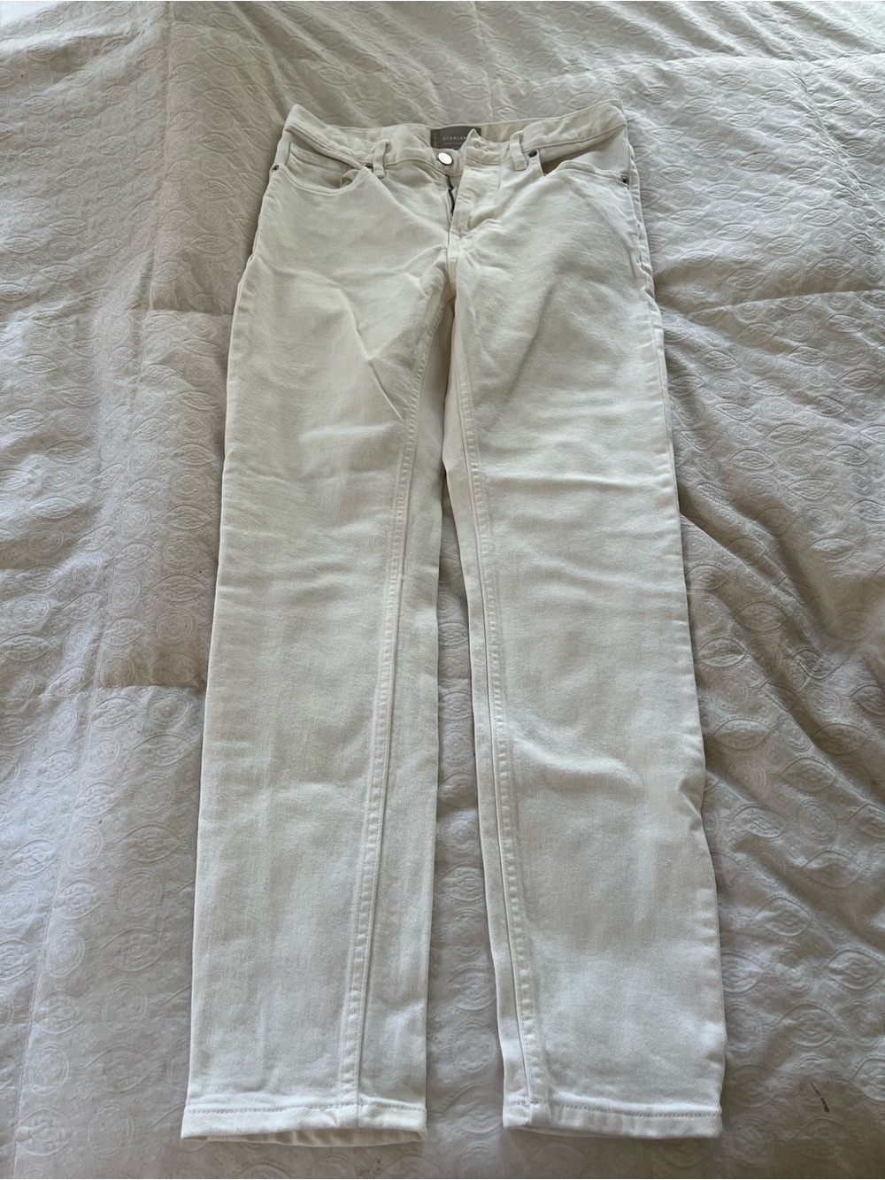 Everlane women’s high rise white Jeans size 28 regular